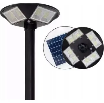 Venkovní osvětlení ZAHRADNÍ LAMPA 360 SOLÁRNÍ LAMPA ULICE S ČIDLEM POHYBU A SOUMRAKU 2000W