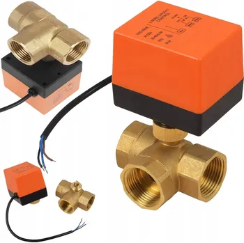 Ventil ELEKTROMAGNETICKÝ VENTIL 3-CESTNÝ KULOVÝ DN25 PRO VODU