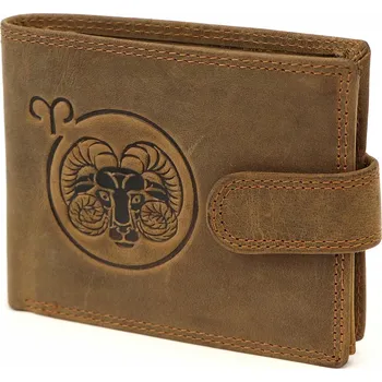 Peněženka NORDEE peněženka přírodní kůže hnědá - muž