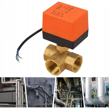 Ventil ELEKTROMAGNETICKÝ KULOVÝ VENTIL DN25 220V s pohonem pro vodu