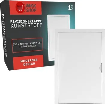 Poštovní schránka VONLIS revizní poklop 250 x 400 mm revizní dvířka 25 x 40 cm plastový sádrokartonový poklop pro