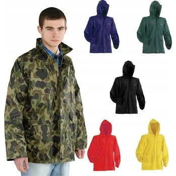 Moto bunda NEPROMOKAVÝ PLÁŠŤ BUNDA TMAVĚ MODRÁ VEL XL