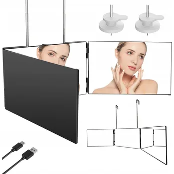 Zrcadlo Závěsné zrcadlo černé Bedee