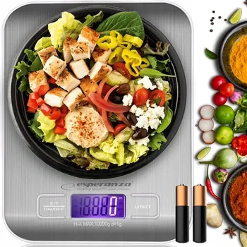 Kuchyňská váha Kuchyňská váha Azaris ELEKTRONICKÁ KUCHYŇSKÁ VÁHA PŘESNÁ LCD DOTYKOVÁ černá 5 kg