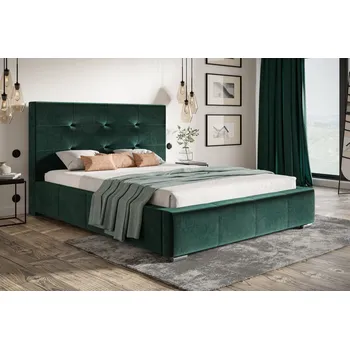 Postel Čalouněná postel BED 5 120x200 zelená
