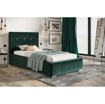 Postel Čalouněná postel BED 5 90x200 zelená