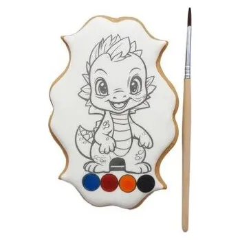 omalovánky Perníčková omalovánka dinosaursu 55g - I LOVE CAKES