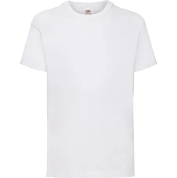 Fruit of the Loom dětské tričko bílé bavlna velikost 164