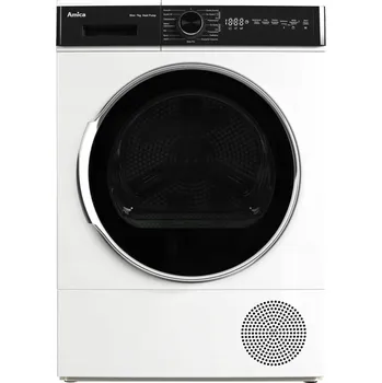 Sušička Sušička prádla s tepelným čerpadlem Amica AD3S72LHB 7 kg Slim