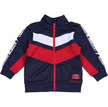 Chlapecká mikina Tmavě modrá mikina Auta (Cars) McQueen Disney, velikost 12-18 měsíců (86 cm)