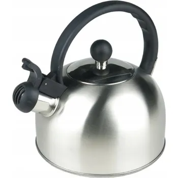 Varná konvice Konvice tradiční ocelová Rossner 2 l černá, stříbrná