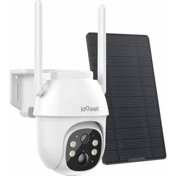 IP kamera Solární venkovní otočná kamera GSM 3G 4G LTE SIM 2K 3MPx Monitoring