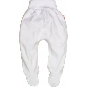 Polodupačky BEZTLAKOVÉ dupačky BÍLÉ vel. 80 KLEKLE