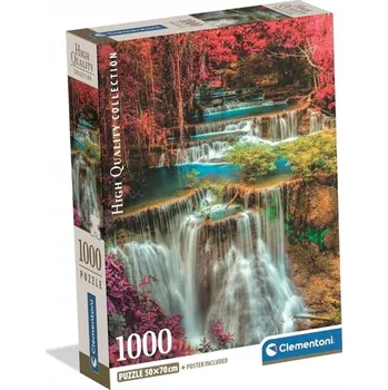 Puzzle Puzzle 1000 dílků 39984 Barevné thajské vodopády Clementoni