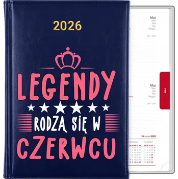 Kalendář Knižní kalendář 2026 A5 modrý