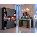 Psací stůl s regály v sestavě Meta-Gaming