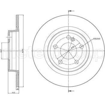 Brzdový kotouč Brzdový kotouč CIFAM (800-1463C)