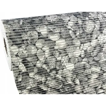 Koupelnová předložka Koupelnová předložka Kamínky Šedá Imitace Kamenů 150x65 cm