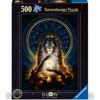 Puzzle Puzzle Ravensburger 500 dílků svítící - Lev