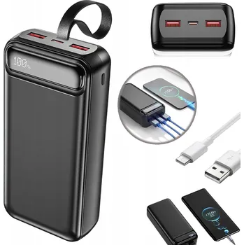 Powerbanka VÝKONNÁ RYCHLÁ CESTOVNÍ POWERBANKA 50000 mAh 22,5W PD QC USB USB-C POWER BANK