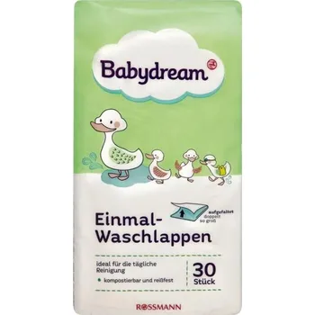 Utěrka Čisticí ubrousky na jedno použití Babydream 30 kusů