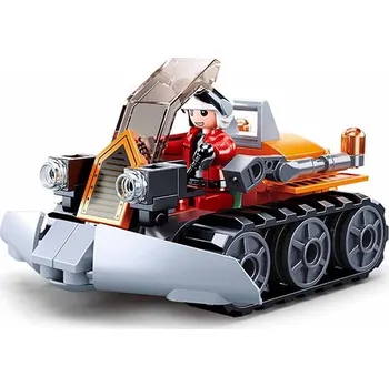 ostatní stavebnice STAVEBNICE MĚSTO ZIMA SNĚŽNÝ PLUH 82 DÍLŮ KOMPLETNÍ SADA