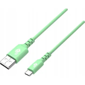 Datový kabel Kabel TB USB - USB typ C 1 m zelený