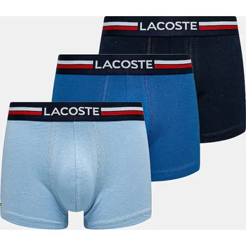Boxerky Boxerky Lacoste 3-pack 5H2390 námořnická modř 59D, vel. M