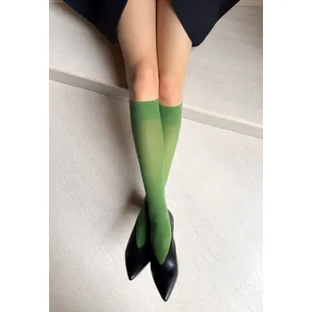 Dámské ponožky Veneziana Katrin 40 • UNI • zelená • podkolenky 40 DEN