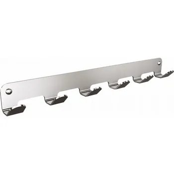 Věšák Tyč s háčky na kolíčky Andex stříbrná