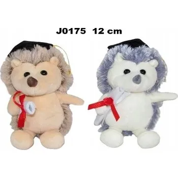 plyšák Plyšová Hračka Ježek Školák Absolvent 2 barvy - 12 cm