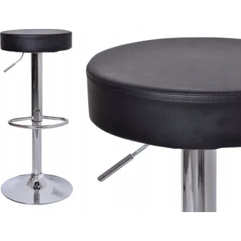 Barová židle Barová Židle eHokery černý 84 cm umělá kůže