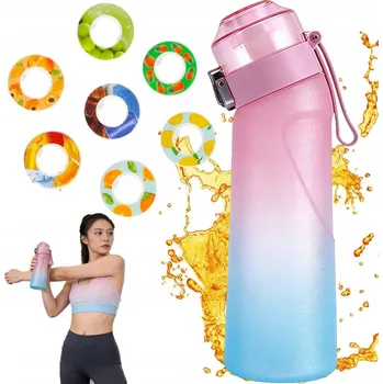 Láhev Aromatický hrnek 650 ml láhev na vodu s příchutěmi - 7 ks, různé příchutě