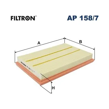 Vzduchový filtr Vzduchový filtr FILTRON AP 158/7