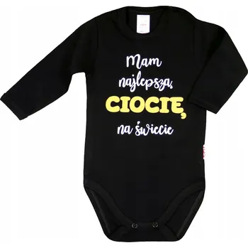 Kojenecký body BODY NÁPIS MÁM NEJLEPŠÍ TETU, velikost 62 KLEKLE