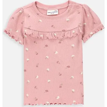 Dívčí Tričko 74 Růžové Triko pro Holčičku Coccodrillo WC4
