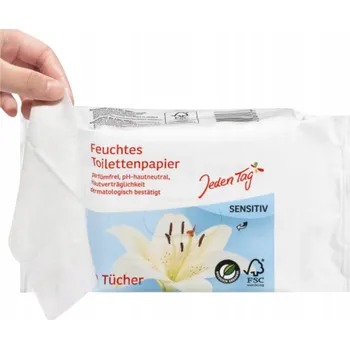 Toaletní papíry Suchý toaletní papír bez vůně Jeden Tag 70 ks