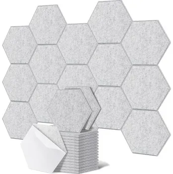 Aparatura pro univerzální použití Lavedas 12 kusů akustických panelů 30 x 26 x 1,2 cm, zvukotěsné panely, zvukotěsné stropní panely,