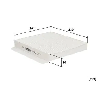 Kabinový filtr Filtr vzduchu v interiéru FILTRON K 1467