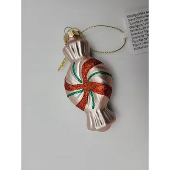 Vánoční dekorace Zdobená Vánoční Koule , tvarované Vánoční Baňky , 7,5 cm, 1 ks