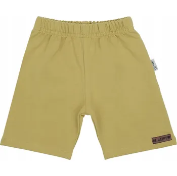 Chlapecké kraťasy Chlapecké teplákové kraťasy Nicol, limetková barva, vel. 92