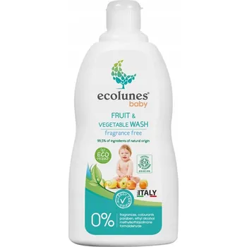 Univerzální čisticí prostředek ECOLUNES Hypoalergenní tekutý prostředek na mytí ovoce a zeleniny bez parfemace 500 ml