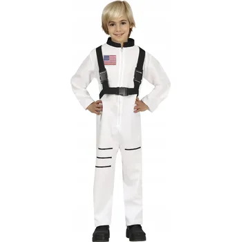 Karnevalový kostým KOSTÝM ASTRONAUT NASA KOSMONAUT PLES KARNEVAL PŘEVLEK VELIKOST M 122 - 130