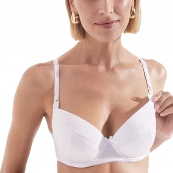 Podprsenka Podprsenka na kojení a těhotenská KELLY 80F bílá ALLES MaMa