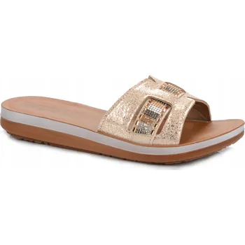 Dámské pantofle Inblu dámské nazouváky ZO000008 platynowy velikost 37