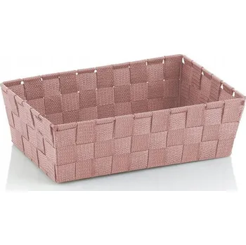 Úložný box Koš Alvaro plast starorůžová 30x21 cm KL-24352