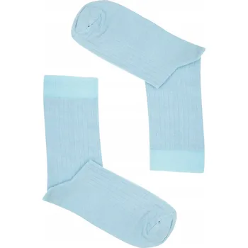 Pánské ponožky Ponožky klasické modré s proužkem 42-46