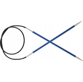 Nástroj na niť a příze Jehlice KNITPRO kovové s lankem 150cm - ZING - 4,00mm