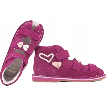 Dívčí sandály BARTEK 8550065 PROFILAKTICKÉ SANDÁLKY PAPUČE DOMÁCÍ ORTO THOMAS 28 Růžová