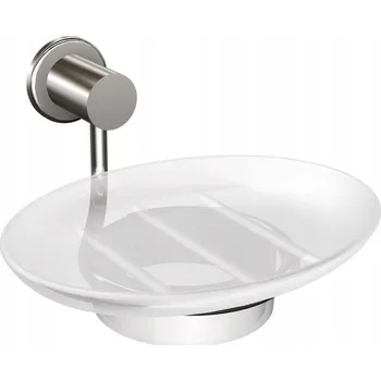 Mýdlenka Nástěnná Mýdlenka mýdlo Andex Sanibella, stříbrný kov